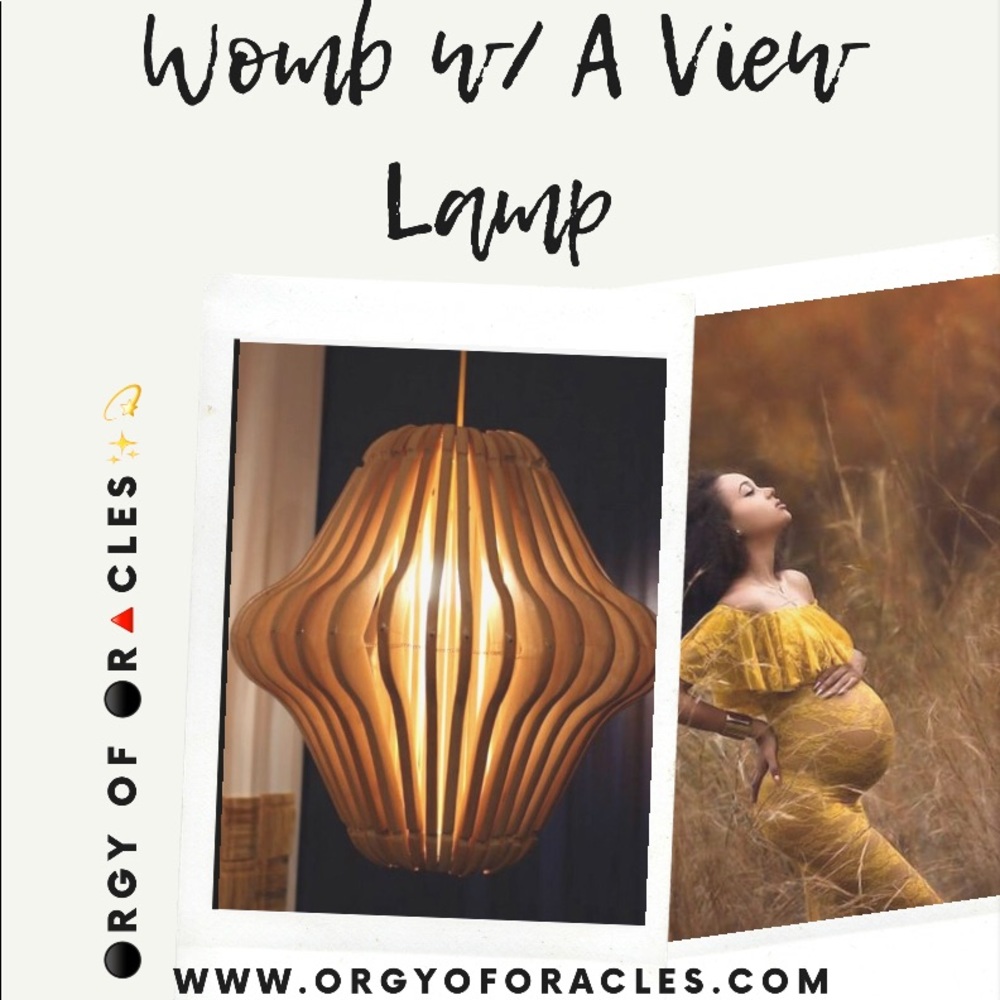 WOMB WITH A VIEW PENDANT LAMP